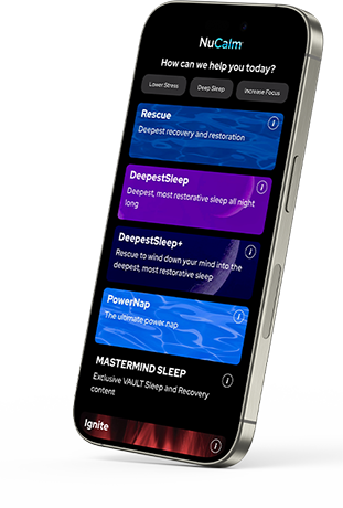 NuCalm app on a phone